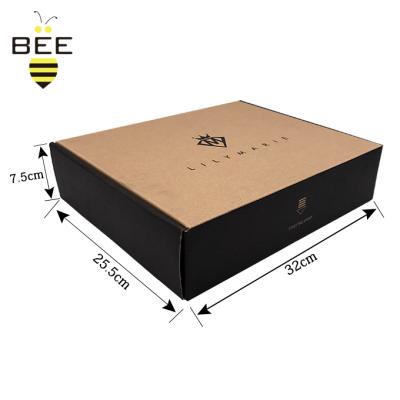 China Cardboard Gold Supplier Manufacturer New Printed Cheap Clothes Box Boxes Custom Logo Uncustom Product Packaging for sale