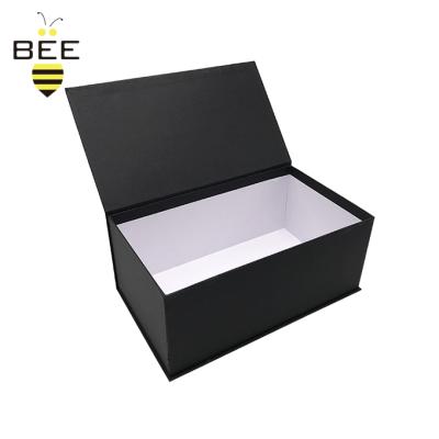 China High Quality Materials OEM Custom Black Magnetic Gift Box Recycled Packaging Bottles And Glass Cup for sale