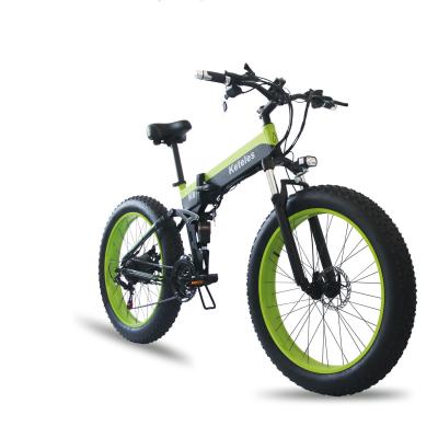 China New standard bilkes 48V 350W 10AH 26 inch folding electric bicycle 48V lithium battery assisted folding electric bicycle for sale