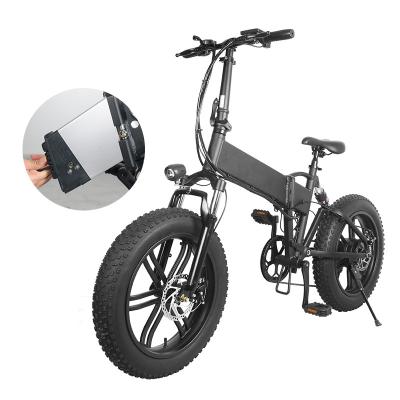 China Folding 36v Mountain Electric Bicycle Battery 7 Standard Speed ​​Electric Bike High Quality 20 Inch for sale