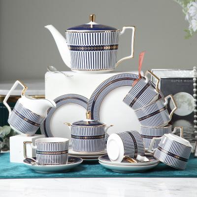 China Stocked 2021 China Dinnerware Set Bone China Dinnerware Elegant Round Dinnerware Sets for sale