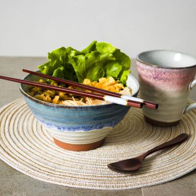 China Hot Selling New Stocked Products Design Soup Fruit Salad Bowl Ceramic Stoneware Glazed Bowl High Quality Products for sale