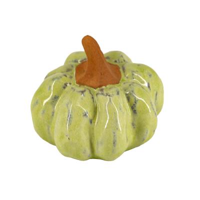 China Handmade Ceramic Art Decor New Design Ceramic Halloween Pumpkin Decoration for sale