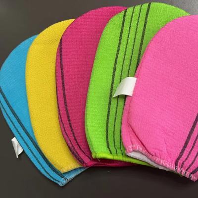 China EXFOLIATE soft, skin-friendly exfoliating bath gloves for sale