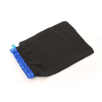 China EXFOLIATING 2022 Hot Sale Moroccan Exfoliating Viscose Scrub Bath Glove Private Label OEM Bath Gloves for sale