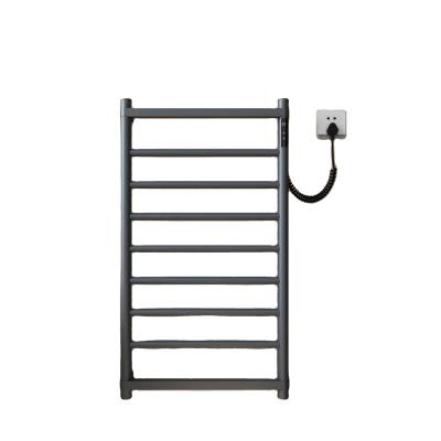 China Heater Accessories Shipped From China Bathroom Black White Electric Towel Dryer Rack SS304 Towel Rail Heater for sale