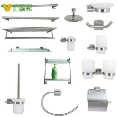 China Sustainable Wall Mounted Decor Stainless Steel Bathroom Accessories Set for sale