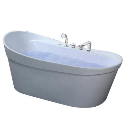 China Single Freestanding Oval Freestanding Home Baths Soak Tub For Women Relaxing Bathing for sale