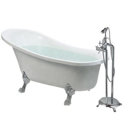 China Freestanding used soaking tub with foot tub / harga for sale