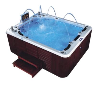 China 4 person hot tub freestanding china spa outdoor plug and play for sale