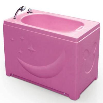 China Pakistan Free Wholesale Used Mini Plastic Infant Baby Set Pink Bathtub for sale