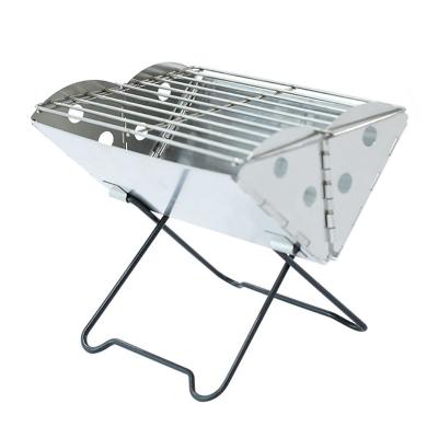 China Outdoor Camping Newcomer Customized Outdoor Folding Wood Fireplaces And Stainless Steel Stoves for sale