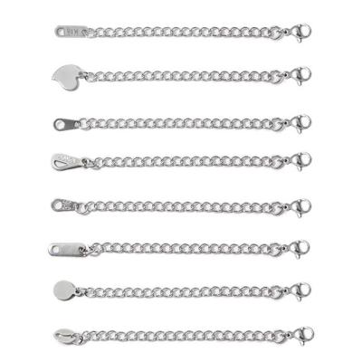 China Stainless Steel Stainless Steel Extended Shank Supplement For Jewelry Making Findings Necklace Bracelet Chain for sale