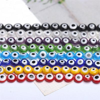 China Wholesale Delicacy Glass DIY Charm For Jewelry Making Necklace Bracelet Crystals Nazar Evil Eye Bead Accessories for sale