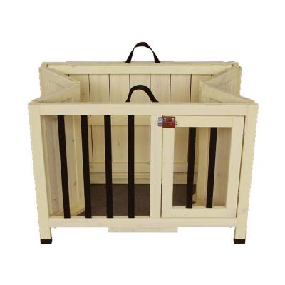 China Breathable Foldable Kennel Pet Wooden Dog House With Opening Roof Waterproof Pet Shelter for sale