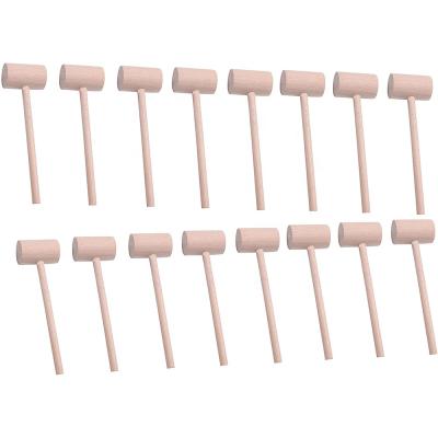 China Europe 16 Pcs Wooden Crab Lobster Mallets Seafood Hammers, Solid Natural Beech Easy To Use for sale