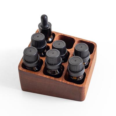 China Wood Customized Wooden Oil Storage Case And Wooden Essential Oil Storage Tray for sale