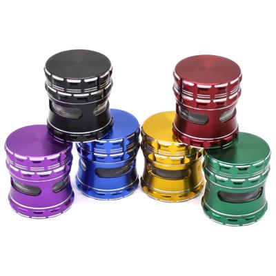 China Eco-friendly Grinders Hide Metal Zinc Alloy Grinder Accessories 4 Layers Custom Logo Grinders for sale