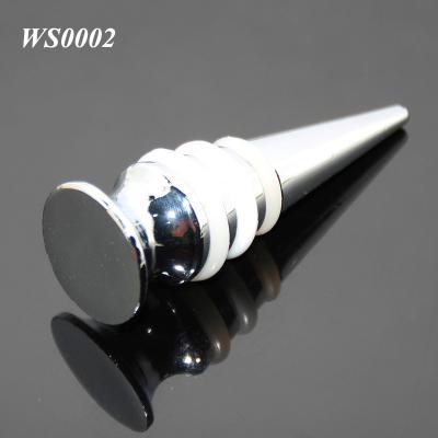 China Non Spill Excellent Good Quality Red Wine Beverage Bottle Corks Bar Tools Silicone Wine Bottle Promotional Bulk Zinc Alloy Stopper for sale