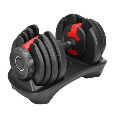 China Plated Dumbbell Wholesale 32kg Set Of Adjustable Dumbbells Dumbbell Weight Set Price for sale