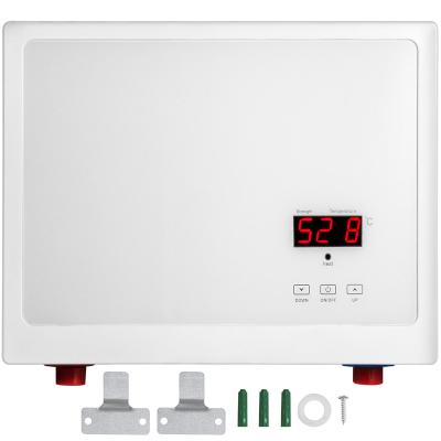 China 14KW/18KW/24KW/27KW Shower 240V Instant Safe Instant Energy Saving Bathroom Hotel Kitchen Electric Tankless Water Heater for sale