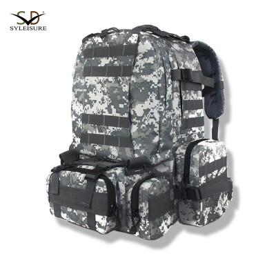 China Factory direct sale large capacity 60l waterproof tactical military backpack for sale