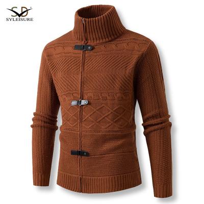 China Anti-wrinkle Trendy New Fashion Warm Men's Cardigan Woolen Sweater With Button for sale