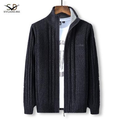 China factory direct wholesale Anti-wrinkle knitted cardigan sweater men for sale