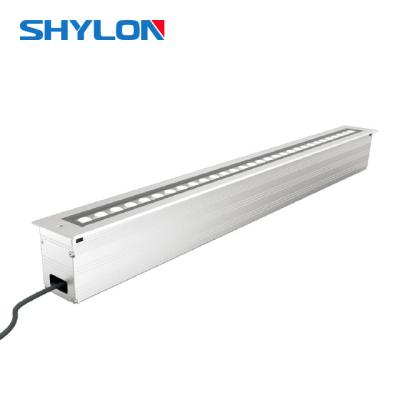 China Recessed Aluminum Alloy Outdoor Aluminum Housing 36 Watt Led Inground Linear Light for sale