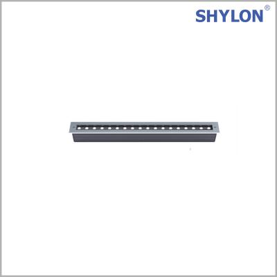 China SHYLON stainless steel 42/28/21/11/7W 12W linear led inground light stainless steel panel SL2306 for sale