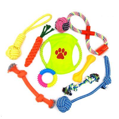 China Viable Pet Chew Dog Rope Toys For Aggressive Chewers Set Of 4 5 6 8 10 11 Almost Indestructible Dog Toys 12 Pack for sale