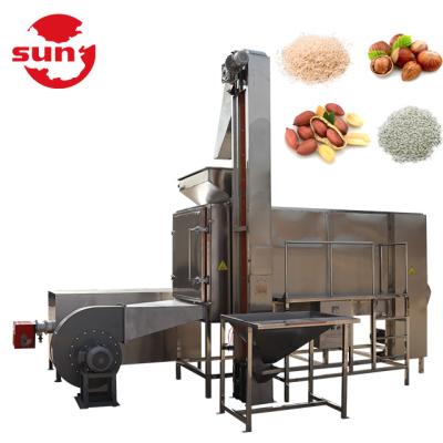 China Thickened Insulation Layer Cheap Price Cashew Nut Peanut Commercial Continuous Roasting Machine for sale