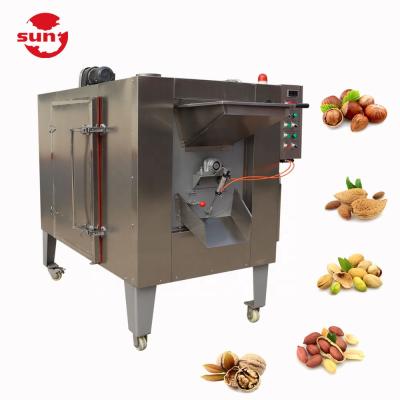 China Wholesale Professional Electric Insulation Layer Thickened Factory Price Heating Bean Nuts Peanut Roaster Machine for sale