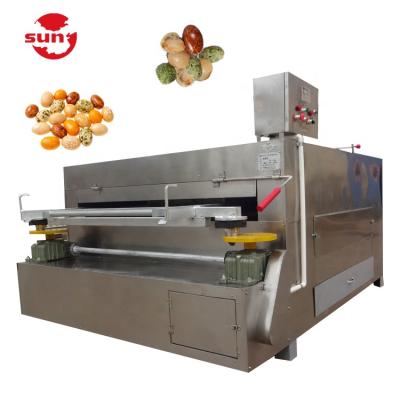 China Snack Factory Commercial Wide Use Coated Nuts Rotisserie Peanut Almond Cashew Swing Roasting Machine Almond Nut Roaster for sale