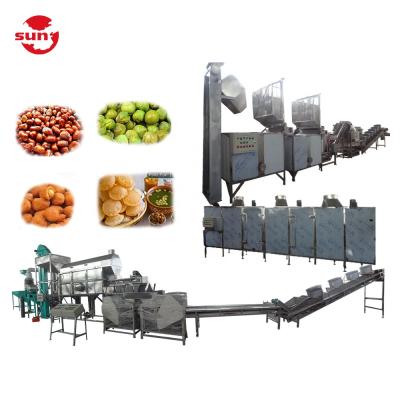 China Save Oil Peanuts Beans Customized Labor Energy Saving Customized Cashew Nuts Frying Machine On Sale for sale