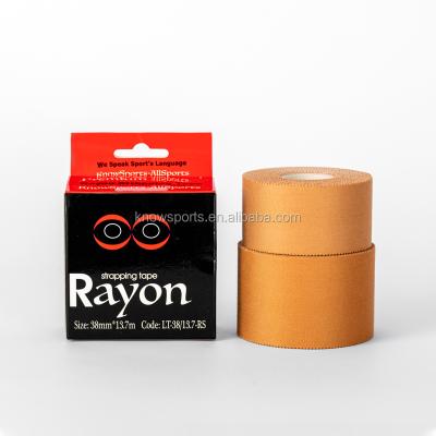 China 100% Rayon Cotton (High Tensile Strength)Rigid Band-Quality Product Rigid Strapping KNOWSPORTS-OEM-Squishy Sports Real Tape Manufacturer-Strong Adhesive & Latex Free Latex for sale