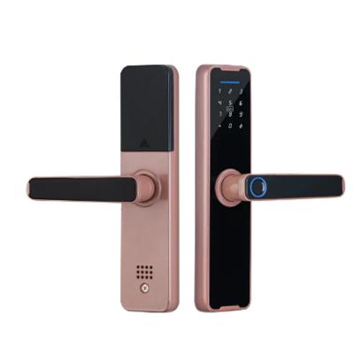 China Tuya Residential APP Bluetooth Wifi Smart Door Lock for sale