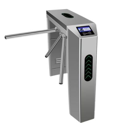 China Dynamic Management Access Control Security Tripod Turnstile Dynamic QR Code Barcode Gate for sale