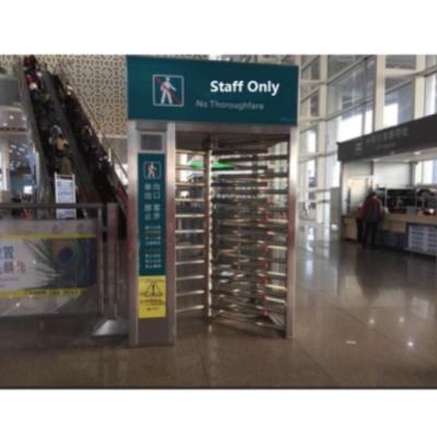 China Full Height Turnstile Torniquete Management Access Control Security Full Single Turnstile Gate Construction Site Rail Way Station Automatic Gate for sale