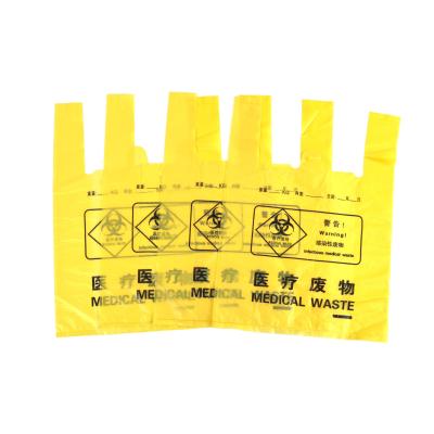 China Hot Selling Recyclable Biomedical Waste Collection Plastic Bag Bags Medical Waste Storage And Disposal for sale