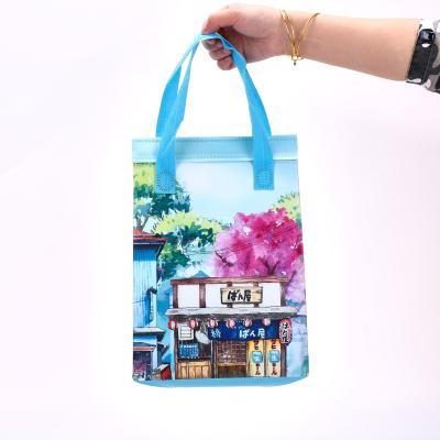 China Recyclable Custom Printed Large Color Portable Insulated Composite Woven Bag Logo Multilayer for sale