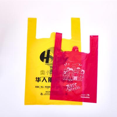 China Factory Price Reusable Custom Logo Printed Ldpe Hdpe Custom Shopping Plastic Bags With Logos for sale