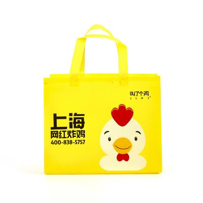 China Custom Logo Printed Promotional Colorful Best Moisture Proof Selling Shopping Laminated Non Woven Bag Machine for sale