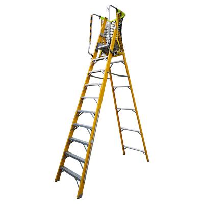 China Factory direct sales FRP insulation platform ladder contemporary aluminum alloy platform ladder support customization for sale