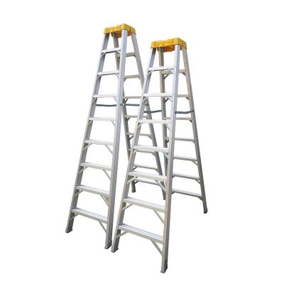 China Lightweight Folding Insulation Ladders Aluminum Alloy Ladder With Tool Case for sale