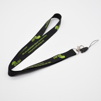 China Custom Printed Customized High Quality Polyester Lanyard / Advertise Polyester Sublimation Lanyard For Promotion for sale