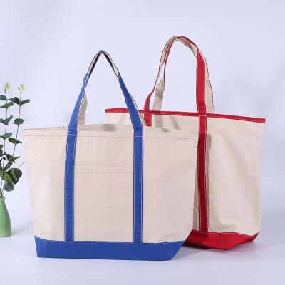 China Eco Friendly Reusable Promotional Blank Tote Canvas Shopping Bag With Logo Printed Linen Tote Bag Custom Made for sale