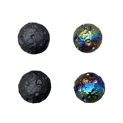 China China Kenny Crystals Wholesale Natural Crystal Stone Craft Carving Semi-precious Gemstone Aura Obsidian Moon Spheres for sale