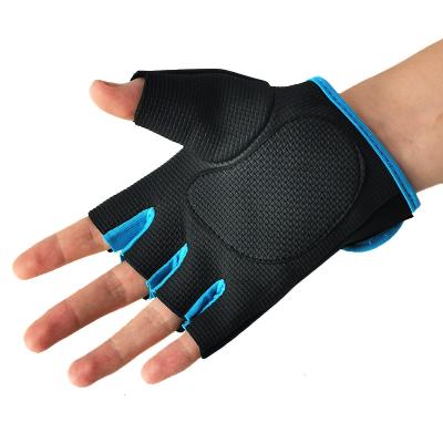 China Unisex Fitness Weightlifting Recycling Gloves Durable Comfortable Support Palm Protection Bike Motorcycle Sports Half Finger Gloves for sale