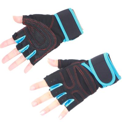 China Logo Women Workout Weightlifting Bodybuilding Training Fitness Gym Gloves Breathable Gloves For Gym Men Factory Customized Unisex for sale